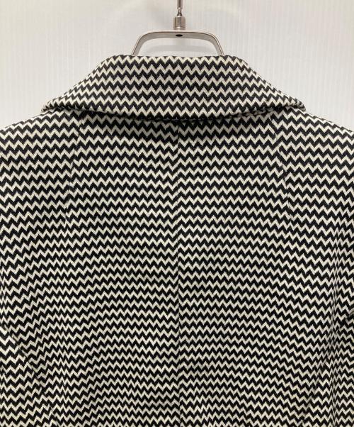 WEEKEND Max Mara（ウィークエンド マックスマーラ）Weekend Max Mara (ウィークエンド マックスマーラ) テーラードジャケット ブラック×ホワイト サイズ:XLの古着・服飾アイテム
