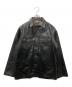DALEE'S&Co（ダリーズ＆コー）の古着「TICK.HIDE[10s Sack Jacket]/レザージャケット」｜ブラック