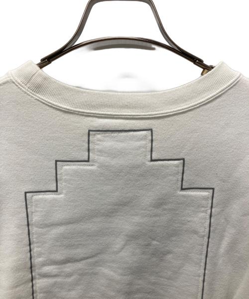 C.E（シーイー）C.E (シーイー) WASHED MD NOTHING CREW NECK プリントスウェット ホワイト サイズ:XLの古着・服飾アイテム