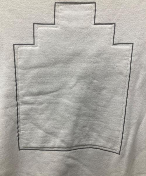 C.E（シーイー）C.E (シーイー) WASHED MD NOTHING CREW NECK プリントスウェット ホワイト サイズ:XLの古着・服飾アイテム