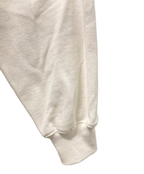 9090（9090）9090 (9090) 90 Logo Glitter Light Zip Hoodie ホワイト サイズ:Lの古着・服飾アイテム