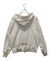 9090 (9090) 90 Logo Glitter Light Zip Hoodie ホワイト サイズ:L：8000円