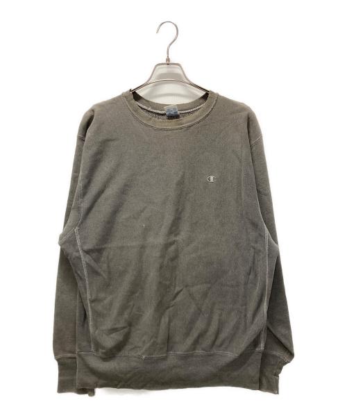 Champion REVERSE WEAVE（チャンピオン リバース ウィーブ）Champion REVERSE WEAVE (チャンピオン リバース ウィーブ) 90's リバースウィーブ刺繍スウェット グレー サイズ:XLの古着・服飾アイテム