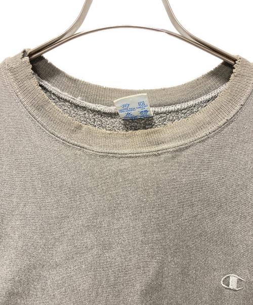 Champion REVERSE WEAVE（チャンピオン リバース ウィーブ）Champion REVERSE WEAVE (チャンピオン リバース ウィーブ) 90's リバースウィーブ刺繍スウェット グレー サイズ:XLの古着・服飾アイテム