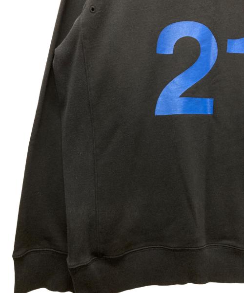 stussy（ステューシー）stussy (ステューシー) プリントスウェット ブラック サイズ:Lの古着・服飾アイテム