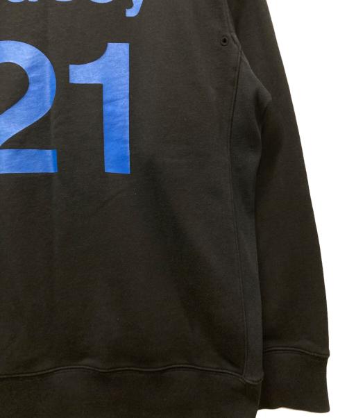 stussy（ステューシー）stussy (ステューシー) プリントスウェット ブラック サイズ:Lの古着・服飾アイテム