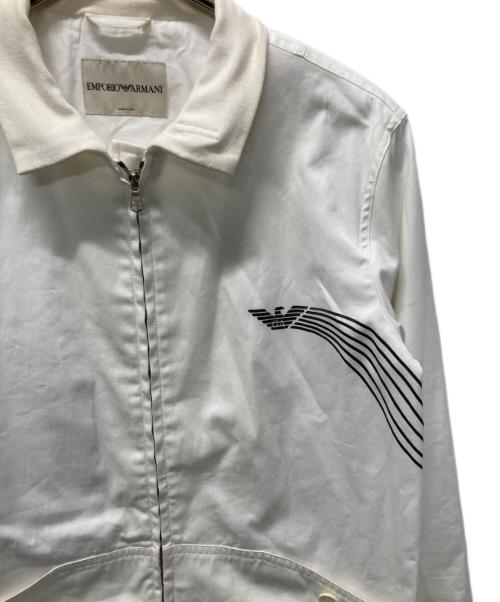 EMPORIO ARMANI（エンポリオ アルマーニ）EMPORIO ARMANI (エンポリオ アルマーニ) スイングトップ ホワイト サイズ:40の古着・服飾アイテム