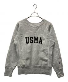 Champion（チャンピオン）の古着「別注USMA リバースウィーブスウェット」｜グレー