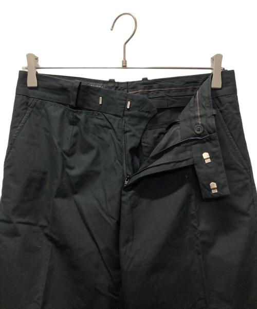 GUCCI（グッチ）GUCCI (グッチ) ストレートパンツ ブラック サイズ:42の古着・服飾アイテム