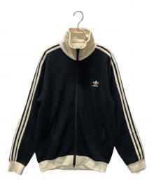 adidas（アディダス）の古着「ワッフル クラシック トラックトップ」｜ブラック