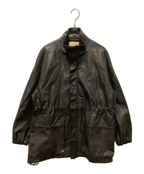 Curensology（カレンソロジー）Curensology (カレンソロジー) ヴィンテージフェイクレザーコート ブラウン サイズ:Fの古着・服飾アイテム