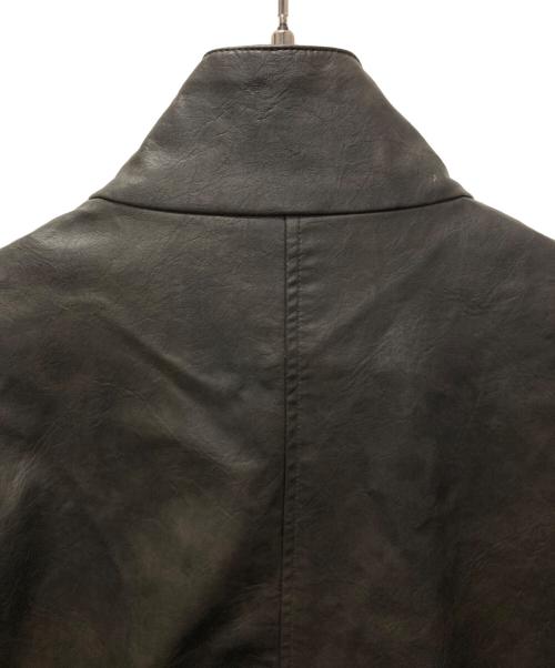 Curensology（カレンソロジー）Curensology (カレンソロジー) ヴィンテージフェイクレザーコート ブラウン サイズ:Fの古着・服飾アイテム