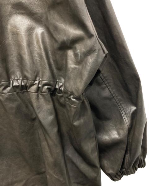 Curensology（カレンソロジー）Curensology (カレンソロジー) ヴィンテージフェイクレザーコート ブラウン サイズ:Fの古着・服飾アイテム