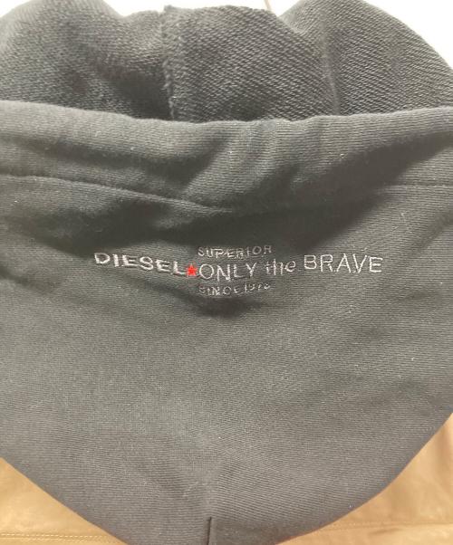 DIESEL（ディーゼル）DIESEL (ディーゼル) フーデッドトレンチコート ベージュ サイズ:Sの古着・服飾アイテム