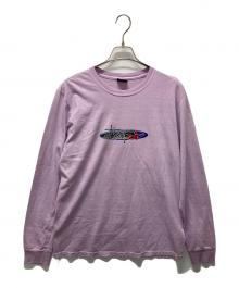 stussy（ステューシー）の古着「ショーンフォントサーフロゴカットソー」｜パープル