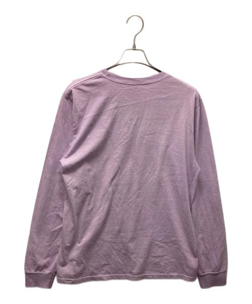 stussy（ステューシー）stussy (ステューシー) ショーンフォントサーフロゴカットソー パープル サイズ:Mの古着・服飾アイテム