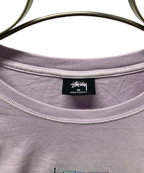 stussy（ステューシー）stussy (ステューシー) ショーンフォントサーフロゴカットソー パープル サイズ:Mの古着・服飾アイテム