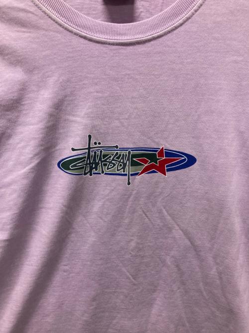 stussy（ステューシー）stussy (ステューシー) ショーンフォントサーフロゴカットソー パープル サイズ:Mの古着・服飾アイテム
