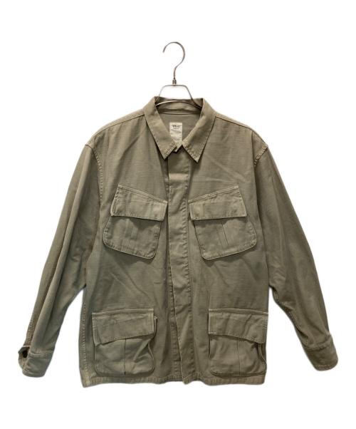 Ron Herman（ロンハーマン）Ron Herman (ロンハーマン) バックサテンジャングルファティーグジャケット/Fatigue Jacket ベージュ サイズ:Sの古着・服飾アイテム