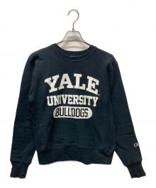 Champion REVERSE WEAVE×YALE（チャンピオン リバース ウィーブ×イェール）の古着「リバースウィーブスウェット」｜ブラック