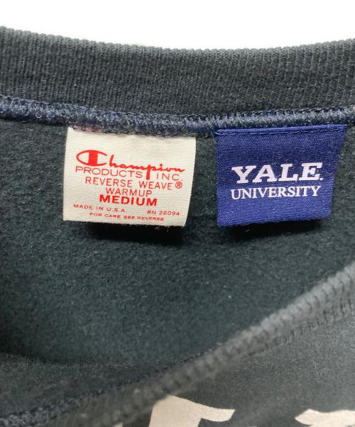 Champion REVERSE WEAVE（チャンピオン リバース ウィーブ）Champion REVERSE WEAVE (チャンピオン リバース ウィーブ) YALE (イェール) リバースウィーブスウェット ブラック サイズ:Mの古着・服飾アイテム