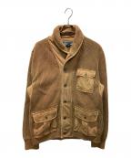 POLO RALPH LAURENポロ・ラルフローレン）の古着「ショールカラーハンティングジャケット」｜ベージュ