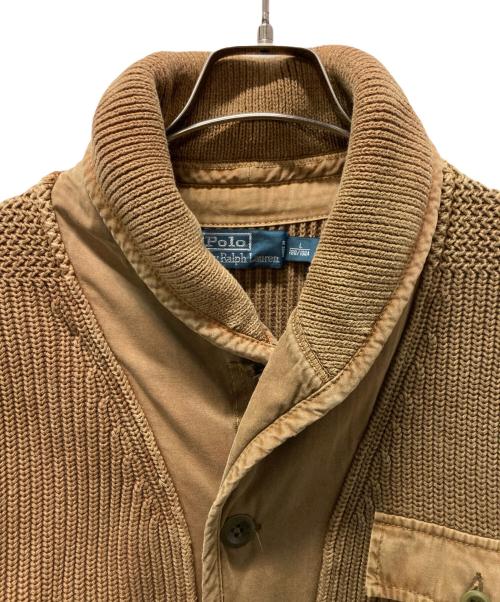 POLO RALPH LAUREN（ポロ・ラルフローレン）POLO RALPH LAUREN (ポロ・ラルフローレン) ショールカラーハンティングジャケット ベージュ サイズ:Lの古着・服飾アイテム
