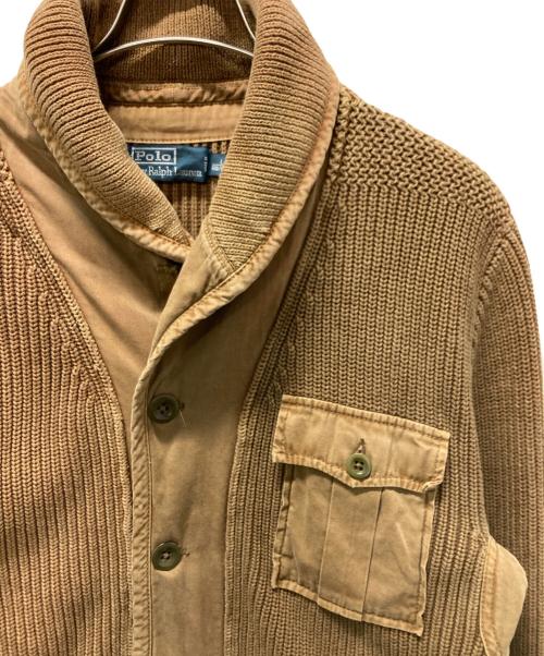 POLO RALPH LAUREN（ポロ・ラルフローレン）POLO RALPH LAUREN (ポロ・ラルフローレン) ショールカラーハンティングジャケット ベージュ サイズ:Lの古着・服飾アイテム