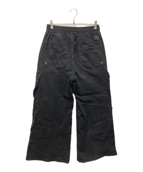 DANKE SCHON（ダンケ シェーン）Danke schon (ダンケ シェーン) TCBLACK FLARE CARGO PANTS ブラック サイズ:34の古着・服飾アイテム