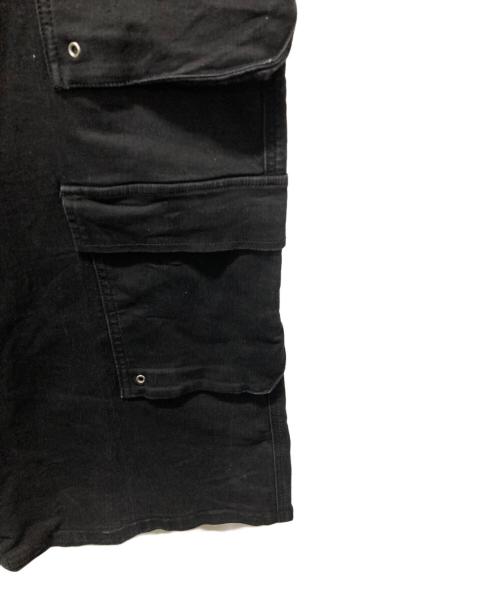 DANKE SCHON（ダンケ シェーン）Danke schon (ダンケ シェーン) TCBLACK FLARE CARGO PANTS ブラック サイズ:34の古着・服飾アイテム