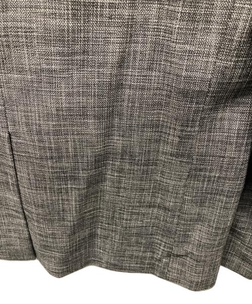 PLAN C（プランシー）Plan C (プランシー) チェック柄3Bジャケット グレー サイズ:Lの古着・服飾アイテム