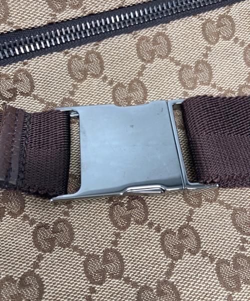 GUCCI（グッチ）GUCCI (グッチ) GGキャンバス ウエストポーチ ベージュの古着・服飾アイテム