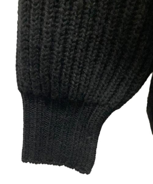 kolor/BEACON（カラービーコン）kolor/BEACON (カラービーコン) クレイジーパターンニット ブラック×グレー サイズ:SIZE 2の古着・服飾アイテム