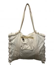 DIESEL（ディーゼル）の古着「レースアップトートバッグ」｜ベージュ