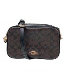 COACH（コーチ）の古着「シグネチャーショルダーバッグ」｜ブラウン