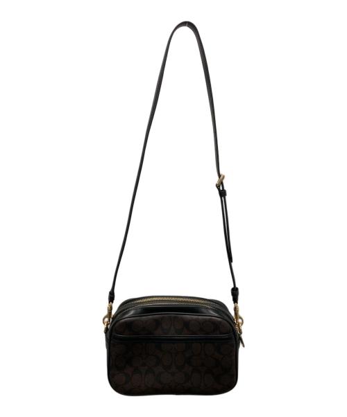 COACH（コーチ）COACH (コーチ) シグネチャーショルダーバッグ ブラウンの古着・服飾アイテム