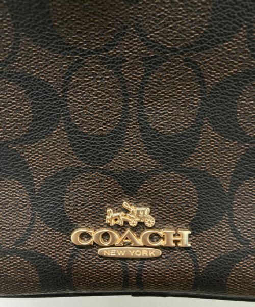 COACH（コーチ）COACH (コーチ) シグネチャーショルダーバッグ ブラウンの古着・服飾アイテム