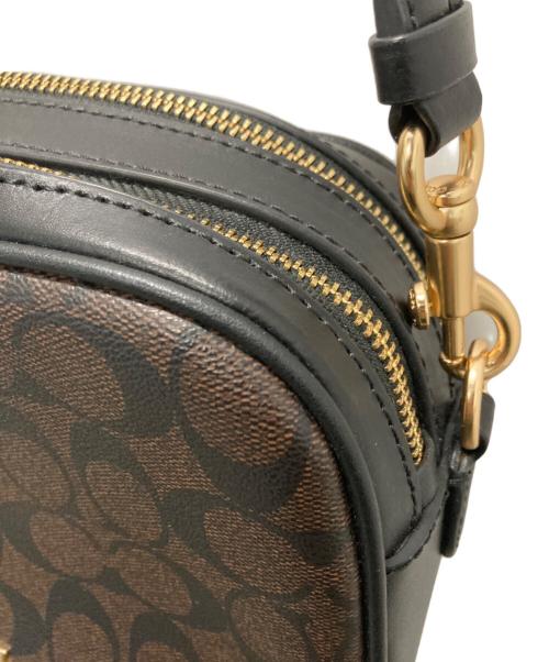 COACH（コーチ）COACH (コーチ) シグネチャーショルダーバッグ ブラウンの古着・服飾アイテム