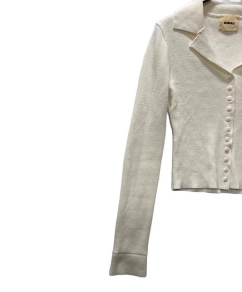 SHISHIKUI（シシクイ）SHISHIKUI (シシクイ) open collar ニットポロシャツ アイボリー サイズ:FREEの古着・服飾アイテム