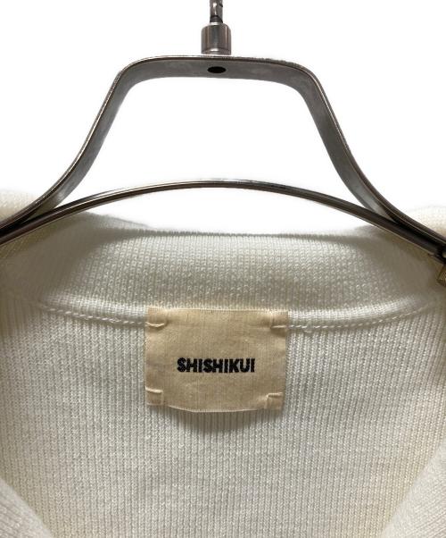 SHISHIKUI（シシクイ）SHISHIKUI (シシクイ) open collar ニットポロシャツ アイボリー サイズ:FREEの古着・服飾アイテム
