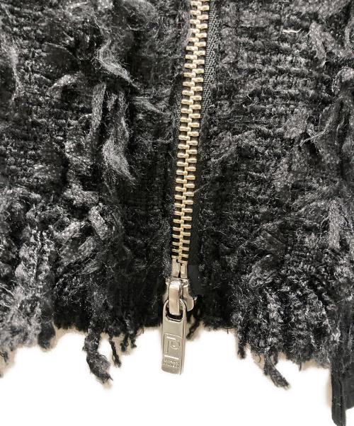 PRANK PROJECT（プランクプロジェクト）PRANK PROJECT (プランクプロジェクト) Tweed Hoodie/ツイードフーディ ブラック サイズ:Fの古着・服飾アイテム