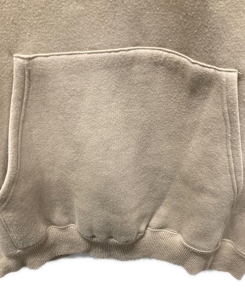 stussy（ステューシー）stussy (ステューシー) 90s ロゴプリントパーカー ベージュ サイズ:XLの古着・服飾アイテム