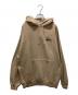 stussy（ステューシー）の古着「90s ロゴプリントパーカー」｜ベージュ