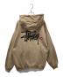 stussy (ステューシー) 90s ロゴプリントパーカー ベージュ サイズ:XL：12000円