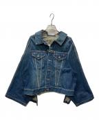 JUNYA WATANABE COMME des GARCONS(ジュンヤワタナベ コムデギャルソン）の古着「再構築デニムケープ」｜インディゴ
