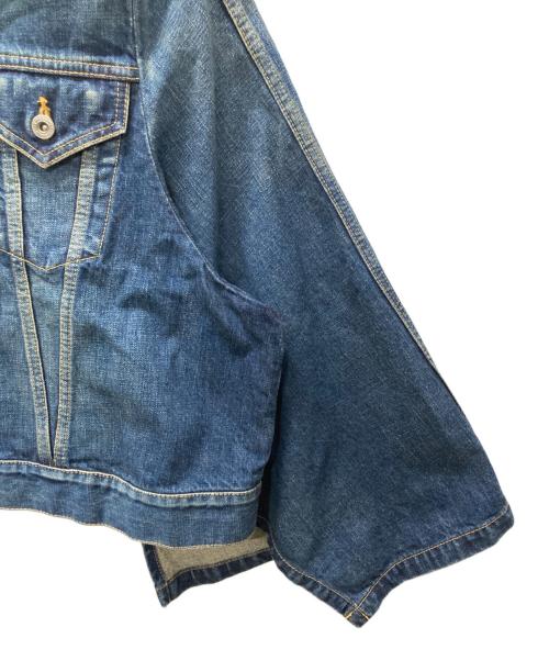 JUNYA WATANABE COMME des GARCONS（(ジュンヤワタナベ コムデギャルソン）JUNYA WATANABE COMME des GARCONS ((ジュンヤワタナベ コムデギャルソン) 再構築デニムケープ インディゴ サイズ:Sの古着・服飾アイテム