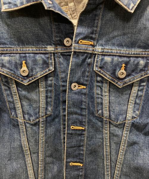 JUNYA WATANABE COMME des GARCONS（(ジュンヤワタナベ コムデギャルソン）JUNYA WATANABE COMME des GARCONS ((ジュンヤワタナベ コムデギャルソン) 再構築デニムケープ インディゴ サイズ:Sの古着・服飾アイテム