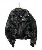 JUNYA WATANABE COMME des GARCONS(ジュンヤワタナベ コムデギャルソン）の古着「断ち切り変形ライダースジャケット」｜ブラック