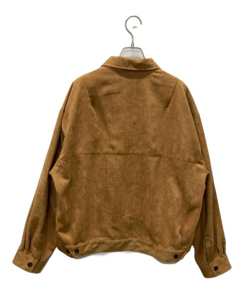 ANCELLM（アンセルム）ANCELLM (アンセルム) VEGAN SUEDE WORK SHIRT BLOUSON ベージュ サイズ:2の古着・服飾アイテム