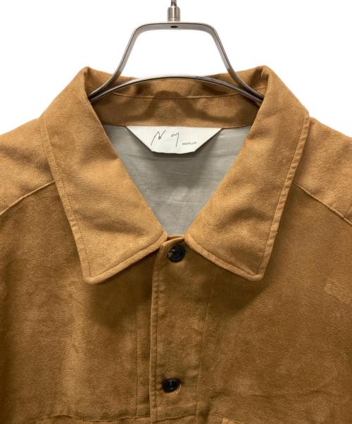 ANCELLM（アンセルム）ANCELLM (アンセルム) VEGAN SUEDE WORK SHIRT BLOUSON ベージュ サイズ:2の古着・服飾アイテム